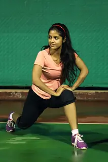Sayantani Ghosh at the Practise Sessions of BCL Team Kolkata Baabu Moshayes