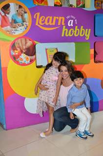 Perizaad Zorabian Irani at the Hobby iDEAS Children's Day Celebrations with her children