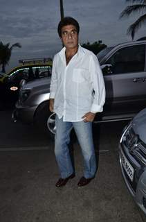 Raj Babbar was snapped at the Prayer Meet of Ravi Chopra