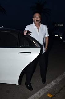 Rakesh Roshan was snapped at the Prayer Meet of Ravi Chopra