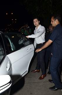 Imran Khan was snapped at Ravi Chopra's Funeral