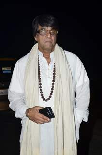 Mukesh Khanna was snapped at the Prayer Meet of Ravi Chopra