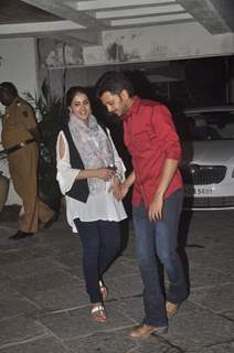 Riteish Deshmukh along with Genelia was snapped at Sonali Bendre's Marriage Anniversary