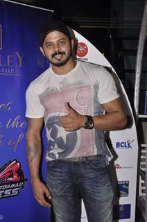 Sreesanth was at the Promotions of BCL Team Ahmedabad Express