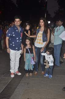 Dabboo Ratnani with his family at Aradhya Bachchan's Birthday Bash