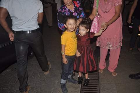 Sanjay Dutt's twins at Aradhya Bachchan's Birthday Bash