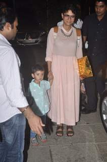 Kiran Rao with his son Azad at Aradhya Bachchan's Birthday Bash