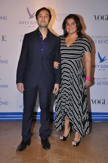 Divya Palat & Aditya Hatkari at Grey Goose India Fly Beyond Awards