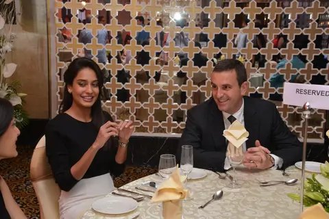 Lisa Haydon was snapped at the Launch of Carl F. Bucherer's Pathos Collection in India