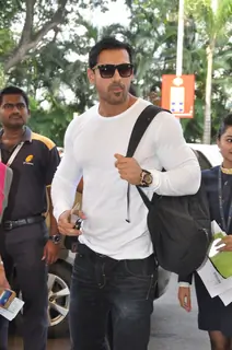 John Abraham was snapped at Airport