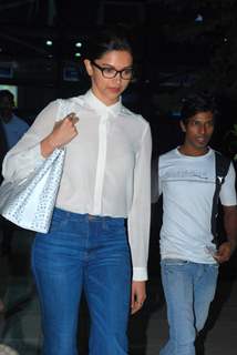 Deepika Padukone was snapped at Airport