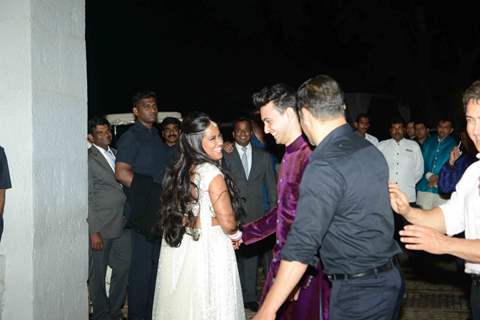 Salman Khan was snapped teasing sister Arpita Khan and Aayush Sharma at their Wedding Day