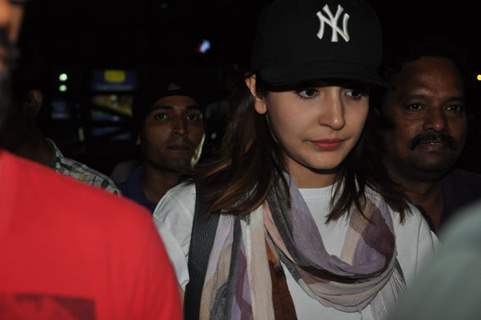 Anushka Sharma was snapped at Airport