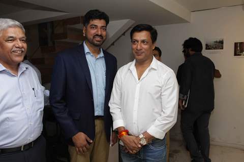 Sandeep Unnithan with Madhur Bhandarkar at the Launch of the Book Black Tornado