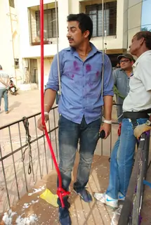 Rannvijay Singh shoots the First Action Sequence of Life OK's Pukaar