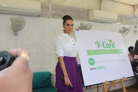 Neha Dhupia snapped at PETA Event