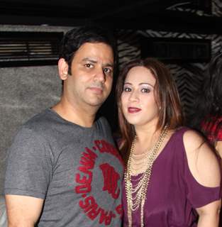 Ajay Kapoor with wife Ekta Kapoor at Divya Khosla's Birthday Bash