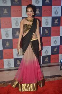 Rashmi Nigam poses for the media at the Launch of Zoya's New Collection 'Jewels of the Rajputana'