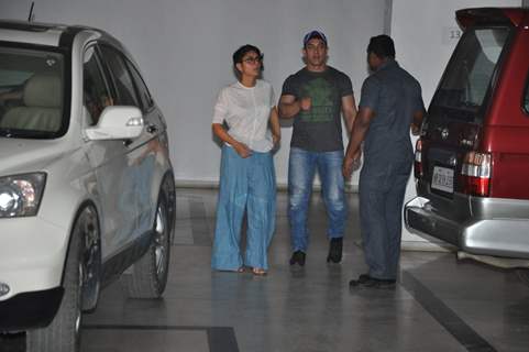 Aamir Khan and Kiran Rao were snapped at Karan Johar 's Bash