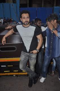 Emraan Hashmi was snapped at the Promotions of Ungli