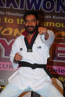 Ajay Devgn shows off his Taekwondo skills