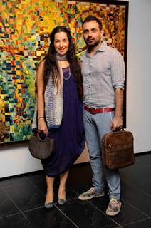 Shraddha Nigam and Mayank Anand at the Khushii Art Event