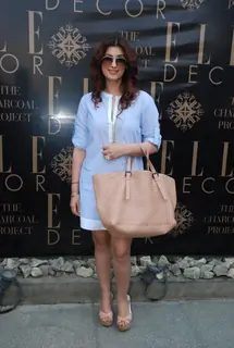 Twinkle Khanna was seen at The Charcoal Project New Collection Launch