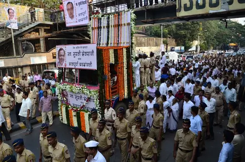 Murali Deora's Funeral