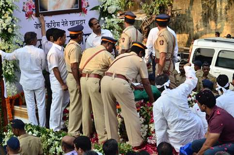 Murali Deora's Funeral