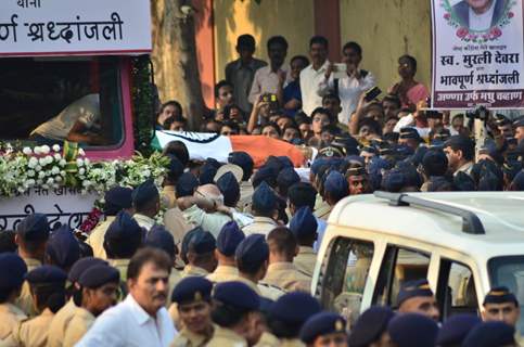 Murali Deora's Funeral