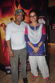 Sajid Ali poses with a friend at the Song Launch of Tevar