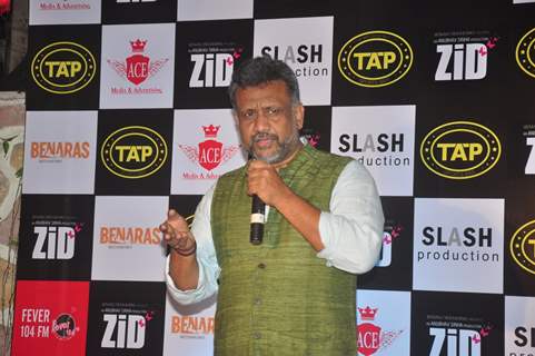 Anubhav Sinha addressing the audience at the Music Launch of Zid