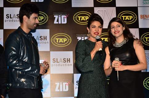 Priyanka Chopra talks about Mannara Chopra at the Music Launch of Zid