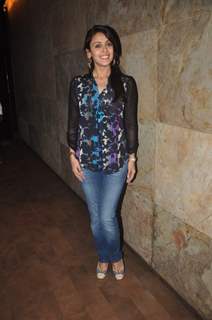 Hrishita Bhatt at the Special Screening of Zed Plus