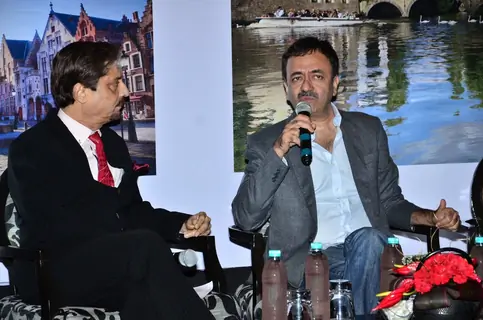 Rajkumar Hirani addressing the audience at Flanders Event