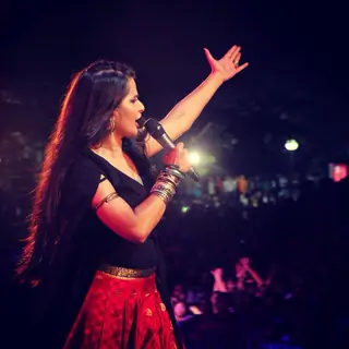 Sona Mohapatra was snapped Performing at IIM Bangalore