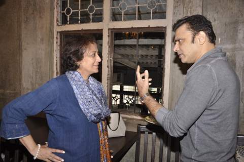 Harsh Chhaya in conversation with a screen writer at The Asia Society Meet