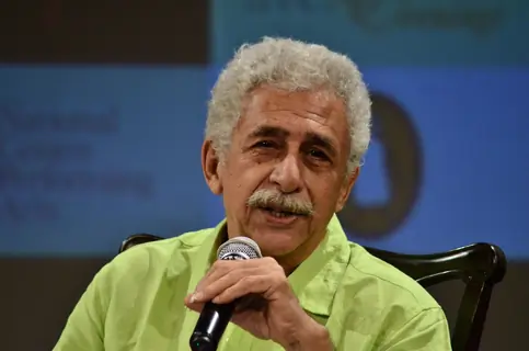 Naseeruddin Shah addressing the audience at the Launch of his Book, 'And Then One Day'
