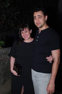 Imran Khan poses with wife Avantika at Bosco Martis's Birthday Bash