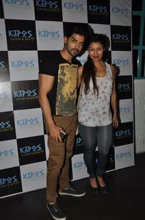 Gurmeet Choudhary & Debina at the Launch of Kipos Greek Restaurant