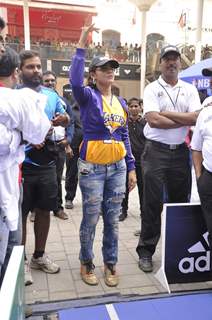 Neetu Chandra was snapped at NBA JAM Powered by Jabong.com Event