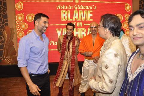 Akshay Kumar was snapped at the Premier of Ashvin Gidwani's Show Blame it on Yashraj