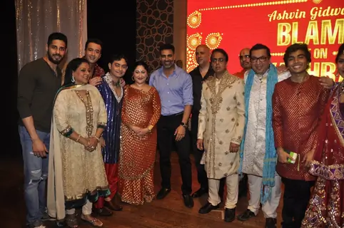 Celebs pose for the media at the Premier of Ashvin Gidwani's Show Blame it on Yashraj