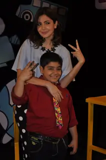 Anushka Sharma promotes P.K. on Captain Tiao