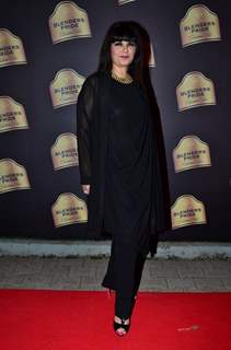 Neeta Lulla poses for the media at Blender's Pride Fashion Tour 2014