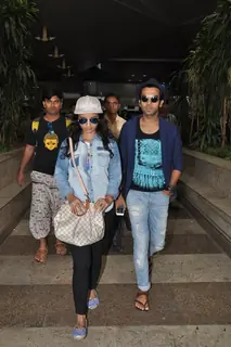 Rajkummar Rao and Patralekha were snapped at Airport