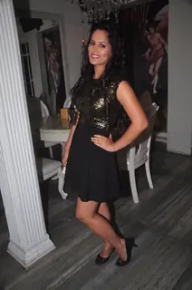 Vibhuti Thakur poses for the media at the Success Bash of Doli Armaanon Ki