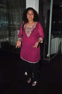 Amita Udgata poses for the media at the Success Bash of Doli Armaanon Ki