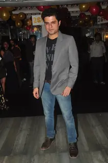 Harsh Vasishta poses for the media at the Success Bash of Doli Armaanon Ki