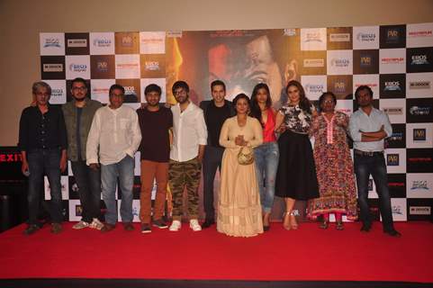 Team poses for the media at the Trailer Launch of Badlapur